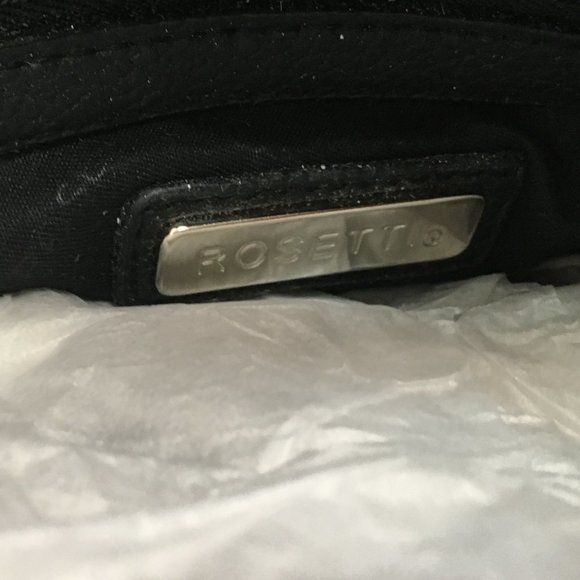 NWT ROSETTI JANET BLACK DOUBLE HANDLE SATCHEL - Picture 9 of 9